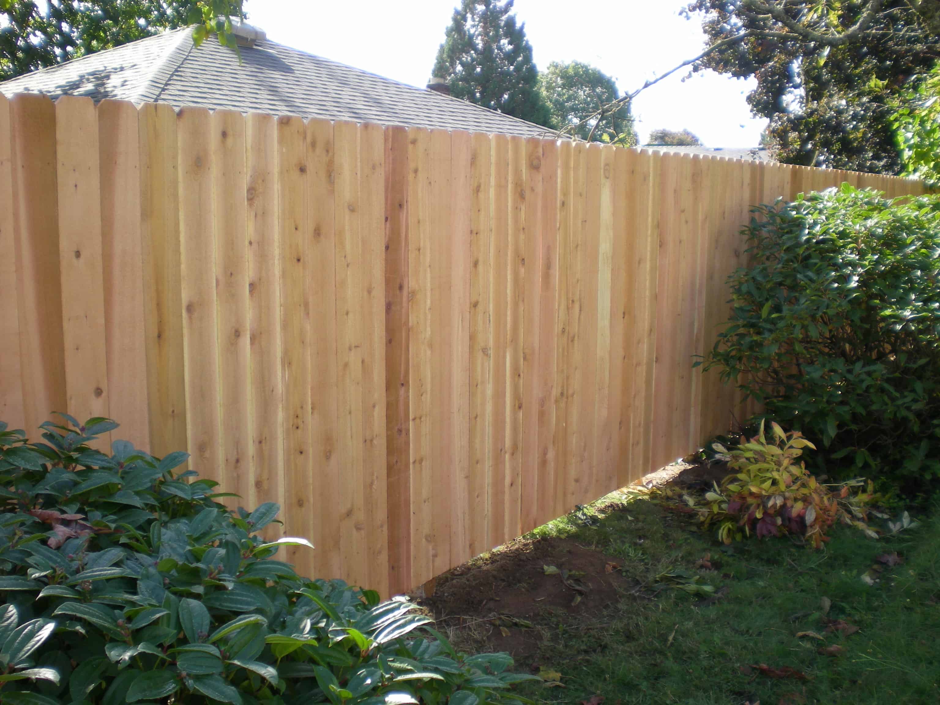 wood fence panels dog ear
