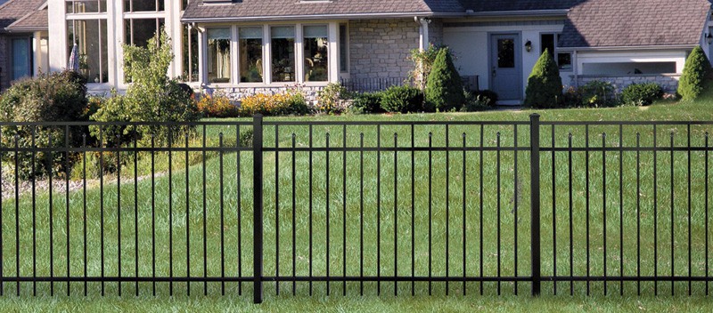 ornamental steel fence
